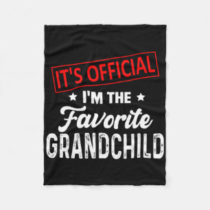 It&#; s Offiziell I&#; m the favorite grandchild f Fleecedecke