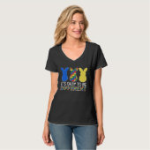 It s OK To Be Different Autism Awareness Easter Bu T-Shirt (Vorderseite Vollansicht)