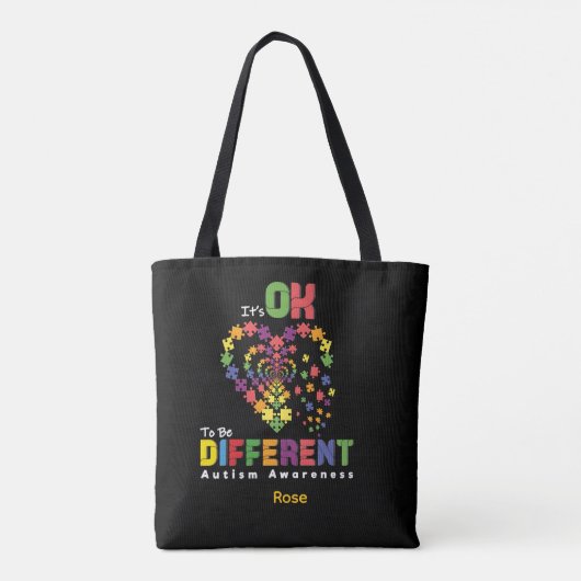 It’s OK to Be Different — Celebrating Neurodiversi Tasche (Rückseite)