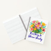 It’s Okay To Bloom Slowly Notizblock (Innenseite)