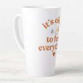 It’s Okay To Feel Everything shirt Mental Health  Milchtasse (Linke Ecke)
