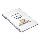 It’s Okay to Take a Break Notizblock (Rechte Seite)