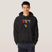It s Okey To Be Different Autism Awareness Puzzle Hoodie (Vorne ganz)