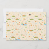 It’s ONE Silly Goose Retro 1st Birthday Fun Modern Dankeskarte (Rückseite)