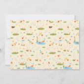 It’s ONE Silly Goose Retro 1st Birthday Fun Modern Einladung (Rückseite)