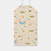 It’s ONE Silly Goose Retro 1st Birthday Fun Modern Geschenkanhänger (Rückseite)