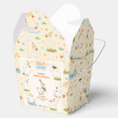 It’s ONE Silly Goose Retro 1st Birthday Fun Modern Geschenkschachtel (Geöffnet)