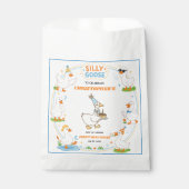 It’s ONE Silly Goose Retro 1st Birthday Fun Modern Geschenktütchen (Vorderseite)