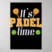 It’s Padel Time Sport Poster (Vorne)