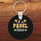 It’s Padel Time Sport Schlüsselanhänger (Vorderseite)