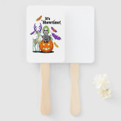 It�s Showtime Funny Halloween Fächer (Vorne und Hinten)