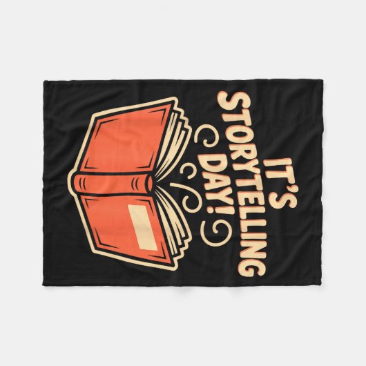 It’s Storytelling Day Writing Creative Narrator St Fleecedecke (Vorderseite (Horizontal))