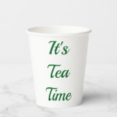 It’s Tea Time Lemon Tea Paper Cup Pappbecher (Rückseite)
