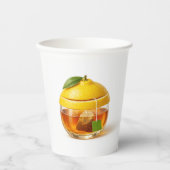 It’s Tea Time Lemon Tea Paper Cup Pappbecher (Vorderseite)