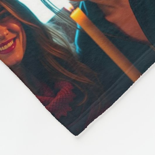 “It’s the Friends We Meet Along the Way” Fleecedecke (Ecke)