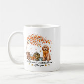 It’s The Most Wonderful Time Goldendoodle Pumpkins Kaffeetasse (Links)