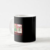 It’s The Most Wonderful Time Of Year Retro Christm Kaffeetasse (Vorderseite Links)