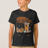 It’s The Most Wonderful Time Yorkie Pumpkins Autum T-Shirt (Vorderseite)