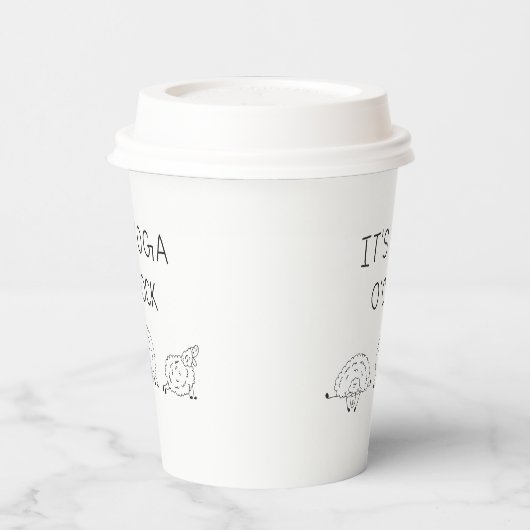 It’s Yoga O’Clock Sheep Pappbecher (Links)