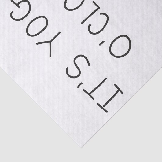 It’s Yoga O’Clock Sheep Seidenpapier (Ausschnitt)