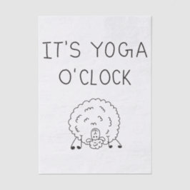 It’s Yoga O’Clock Sheep Seidenpapier