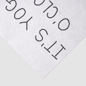 It’s Yoga O’Clock Sheep Seidenpapier (Ausschnitt)