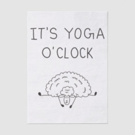It’s Yoga O’Clock Sheep Seidenpapier