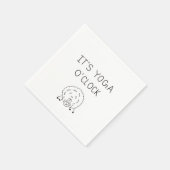 It’s Yoga O’Clock Sheep Serviette (Ecke)