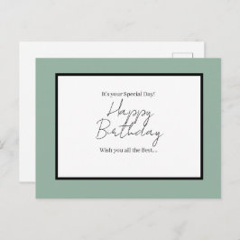 It’s Your Special Day – Happy Birthday Postcard Postkarte