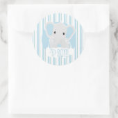 It´s zu gehe ich! runder aufkleber (Tasche)