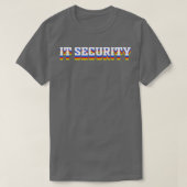 IT Security Network Protection Computer Cybertech T-Shirt (Design vorne)