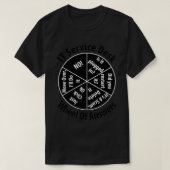 IT Service Desk Wheel of Answer Information Techno T-Shirt (Design vorne)