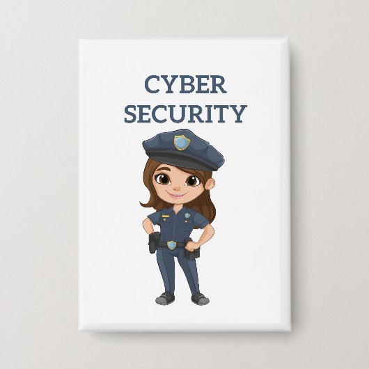 IT-Sicherheit: Digitaler Verteidiger Button (Vorderseite)