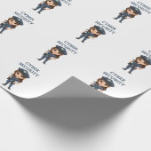 IT-Sicherheit: Digitaler Verteidiger Geschenkpapier (Ecke)