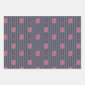 IT - Sie schwimmen zu ballon Streifenmuster Geschenkpapier Set (Vorderseite 3)