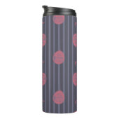 IT - Sie schwimmen zu ballon Streifenmuster Thermosbecher (Nach rechts gedreht)