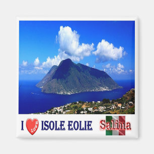 IT - Sizilien - Salina - I Liebe Magnet