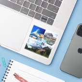 IT Sizilien - Vulkan Ätna - Cefalu' - Taormina - Aufkleber (Laptop mit iPhone)