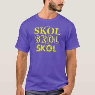 IT SKOL X 3 diff. Schriftart T - Shirt gelassen