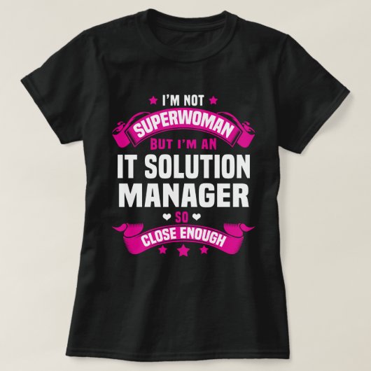 IT Solution Manager T-Shirt (Design vorne)