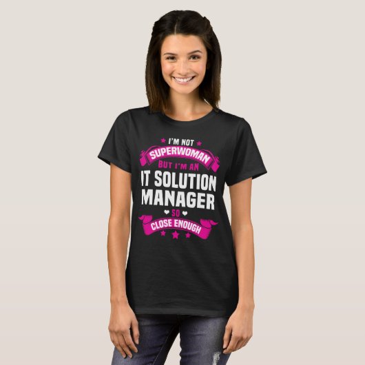 IT Solution Manager T-Shirt (Vorne ganz)