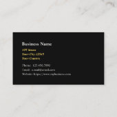 IT Specialist Programmkarte Visitenkarte (Rückseite)