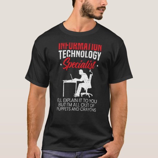 IT-Spezialist Computer Job Pro T-Shirt (Vorderseite)