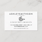 IT-Spezialist für Notebook-Computer Visitenkarte (Rückseite)