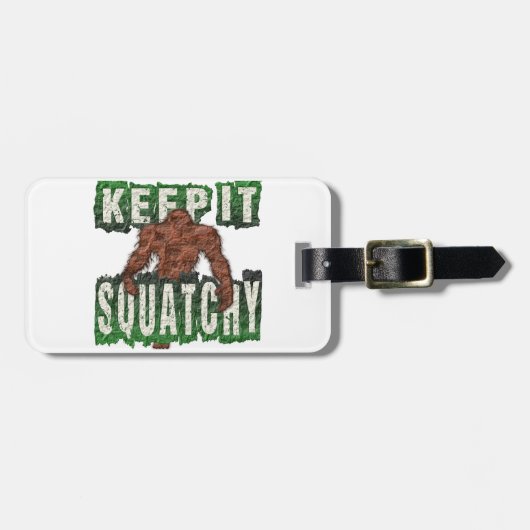 IT SQUATCHY behalten Gepäckanhänger (Vorderseite horizontal)