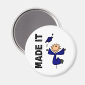IT-Strichmännchen-Abschluss Magnet (Vorderseite/Rückseite)
