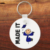 IT-Strichmännchen-Abschluss Schlüsselanhänger (Vorderseite)