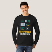 IT-Support Computerprogrammierer Computer-Flüste T-Shirt (Vorne ganz)