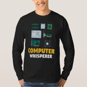 IT-Support Computerprogrammierer Computer-Flüste T-Shirt