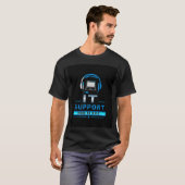 💻 IT-Support Informations-Technologie-Team Person T-Shirt (Vorne ganz)